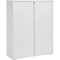 XORA Schuhschrank Weiß, - 97.5x120x33.8 cm, Typenauswahl, stehend, Garderobe,