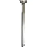 Hettich Tischbein 6,0 x 6,0 x 71 cm Edelstahl-Optik