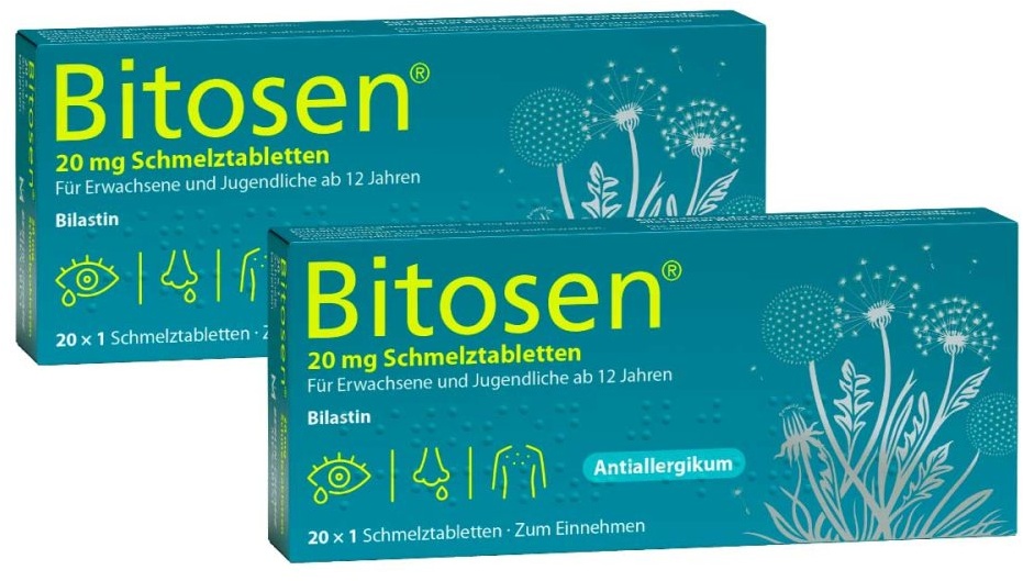 Bitosen 20 mg Schmelztabletten bei Allergien