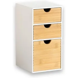 KESPER Organizer mit 3 Schubladen 14 x 16 x 27 cm Weiß