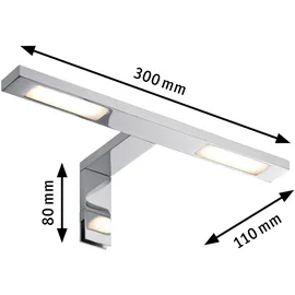 Paulmann Double Hook 6,4 W 560 lm 2700 K Chrom 30x11x8 cm
