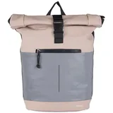 New Rebels New York Rolltop Rucksack altrosa