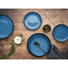 CreaTable Nordic Fjord Tellerset 18-tlg. Blau