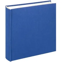 walther design Fotoalbum blau 200 Fotos 10 x 15 cm Memo-Einsteckalbum Leinen, Cloth ME-510-L
