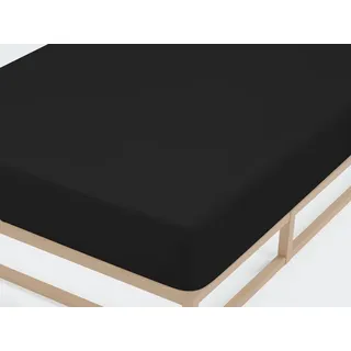 90 x 190 - 100 x 200 cm schwarz