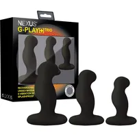 Nexus »G-Play+ Trio« Prostata-Vibrator-Set Schwarz