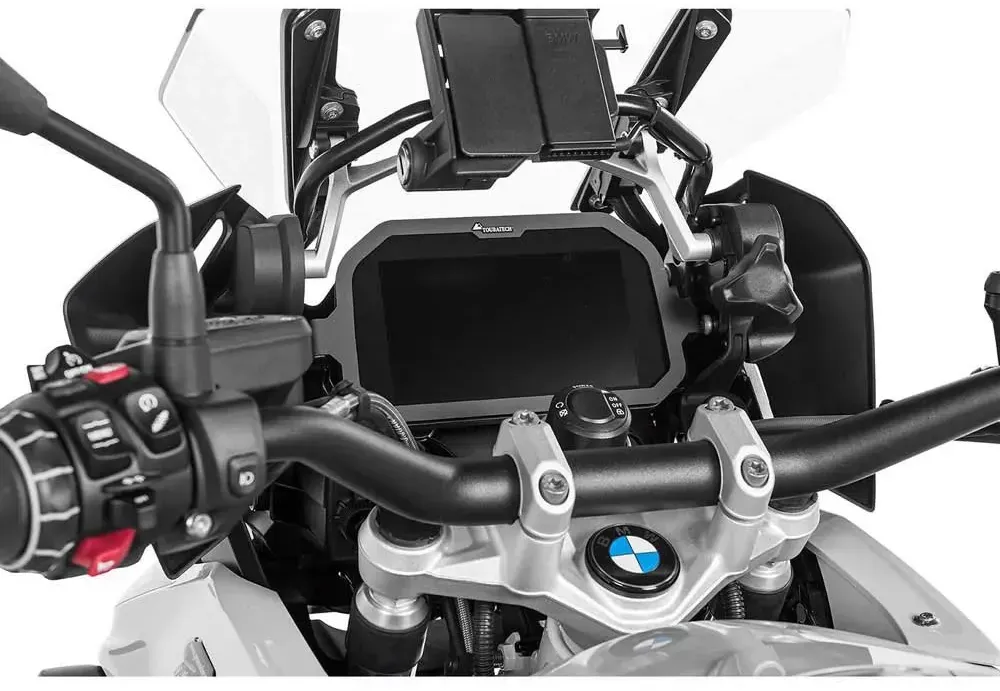 Touratech Bmw R1250gs/r1250gs Adv2017 Aluminium Diebstahlsichere Drehzahlmesser-stützabdeckung - Black - One Size