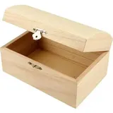 Creativ Company Schatzkiste Holz Braun 16,5 x 11 x 8,6 cm 1 St.