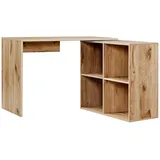 mokebo Eckschreibtisch Eiche, Holzwerkstoff, 112x77x54 cm, Arbeitszimmer, Schreibtische, Eckschreibtische