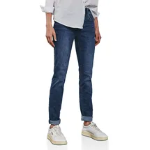 STREET ONE Damen A378402 Jeans im Casual Fit, Dark Blue Wash, / 32L