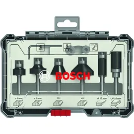 Bosch Rand- und Kantenfräser-Set 6-mm-Schaft 6-teilig