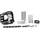 Bosch Montage-Kit PowerTube Halter Schwarz