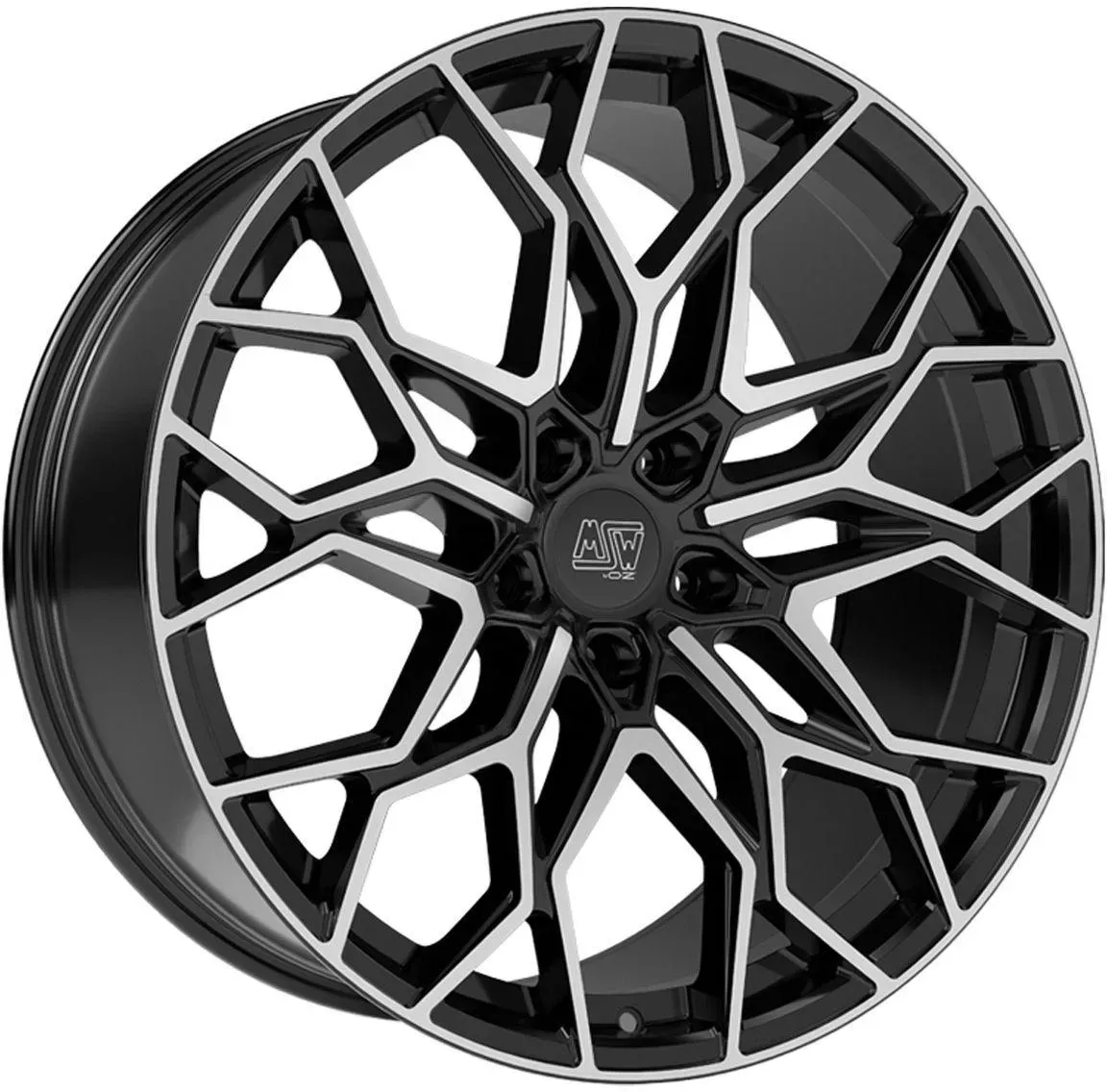 MSW (OZ) MSW 51 gloss black full polished 9.5Jx22 5x112 ET31