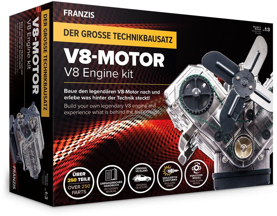 V8-Motor - NEUE VERSION Elektronik Bausatz     