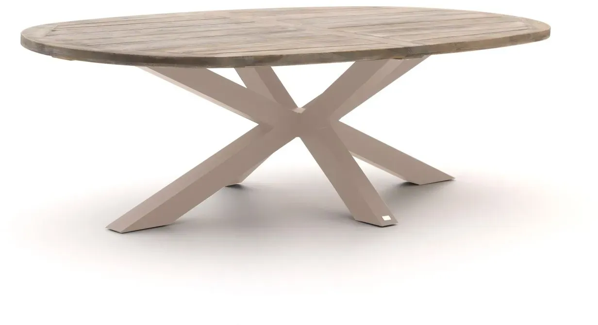 ROUGH-Y Ellips Low Dining Gartentisch 240x120 cm