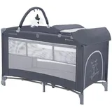 KIKKABOO So Gifted Plus Reisebett Mit 2 Ebenen - Blue - One Size