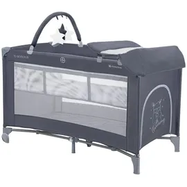 KIKKABOO So Gifted Plus Reisebett Mit 2 Ebenen - Blue - One Size