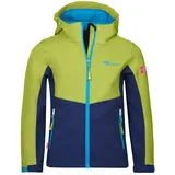 TROLLKIDS Kristiansand Jacke - Kiwi / Mystic Blue - 140 cm