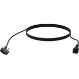 Vision 3m Black UK CloverleafPower cable Tc 3mukcvlf/bl