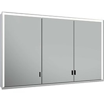 Keuco Royal Lumos Spiegelschrank für Wandvorbau, 3 lange Türen, 1200 x 735 x 165 mm