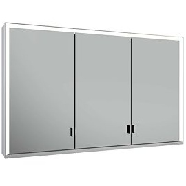 Keuco Royal Lumos Spiegelschrank für Wandvorbau, 3 lange Türen, 1200 x 735 x 165 mm