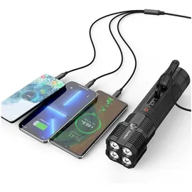 CHOETECH Starthilfe mit Powerbank 8000mAh - LED Taschenlampe schwarz (TC0016) - Grau