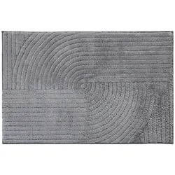 Badematte Retro Grau ca. 60x90cm