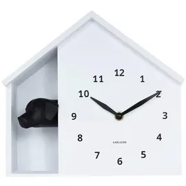 Karlsson Wanduhr Peeking Doggy - B/H/T ca. 26,00x29,00x10,30