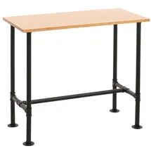 Mendler Bartisch HWC-N21 108 x 120 x 61 cm Natur