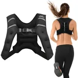 Aduro Sport Gewichtsweste, Workout-Ausrüstung, 1,8 kg/2,7 kg/5,4 kg/9,1 kg/11,3 kg Körpergewichtsweste für Männer, Frauen, Kinder (2,72 kg)