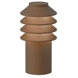 Louis Poulsen - Bysted Garden Garten Leuchte Short LED 2700K mit Base Corten