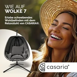 CASARIA Hängesessel XXL Grau