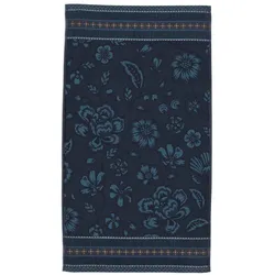 PIP Studio Handtuch Jasmin 55 x 100 cm Baumwolle Blau