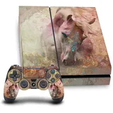 Head Case Designs Offiziell Offizielle Jena DellaGrottaglia Pferd Tiere Vinyl Haut Gaming Aufkleber Abziehbild Abdeckung kompatibel mit Sony PlayStation 4 PS4 Console and DualShock 4 Controller Bundle