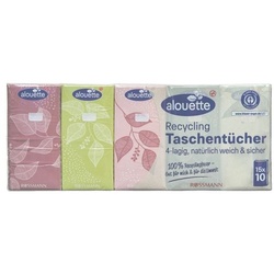 alouette 15x10 Recycling-Taschentücher weiß