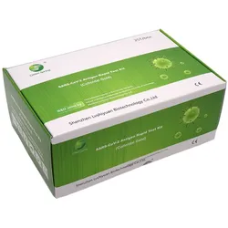 Schnelltest , Omikron Variante BF.7 auch nachweisbar , Test Antigen-Schnelltest COVID-19 Corona SARS-CoV-2 Antigen Test , 2x 25 Stück Green Spring