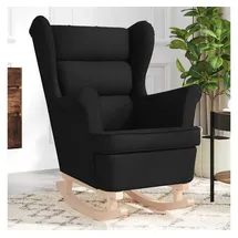 vidaXL Schaukelsessel 74 x 90 x 102 cm Schwarz