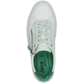 Jana Plateau-Sneaker Weiß/Grün 39