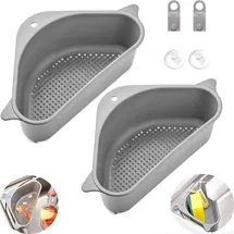trabag Spüle Abfluss Regal 304 Edelstahl 30 x 30 x 10 cm Farbe Silber