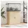 vidaXL Aquarienunterschrank Sonoma-Eiche 81x36x73 cm