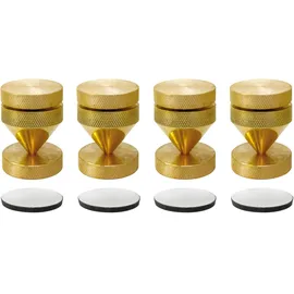 Dynavox Sub-Watt-Absorber 4er Set messing