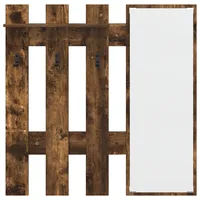 VidaXL Garderobenständer Wandmontiert Räuchereiche