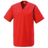 Exner Petguard EXNER Medizinischer Schlupf-Kasack, OP-Kasack, Unisex, für Krankenpflege, Altenpflege, Farbe rot, Größe 3XL - 3XL