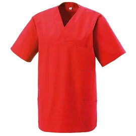 Exner Petguard EXNER Medizinischer Schlupf-Kasack, OP-Kasack, Unisex, für Krankenpflege, Altenpflege, Farbe rot, Größe 3XL - 3XL