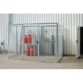 Bauer Südlohn Gasflaschen-Container GFC-M0/D, feuerverzinkt