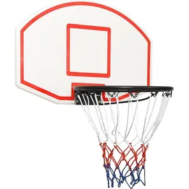 vidaXL Basketballkorb Weiß 71 x 45 x 2 cm
