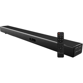 Techmade Kabellose TV-Soundbar mit LED – 2-in-1 Integrierter Subwoofer Schwarz Unisize Techmade - Schwarz