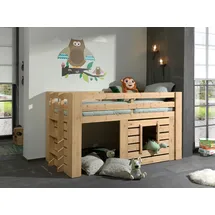 Home Affaire Hausbett Oliver 90 x 200 cm Kiefer massiv beige