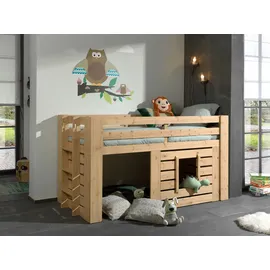 Home Affaire Hausbett Oliver 90 x 200 cm Kiefer massiv beige