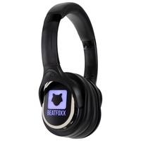 Beatfoxx SDH-340 Silent Disco V2 Funk-Kopfhörer (Wireless Stereo Kopfhörer für Silent Disco-Anwendungen, UHF-Technik, 3 empfangbare Kanäle) schwarz